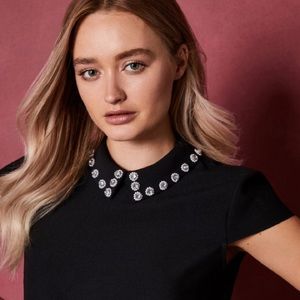 Ted Baker Embellished Collar Top